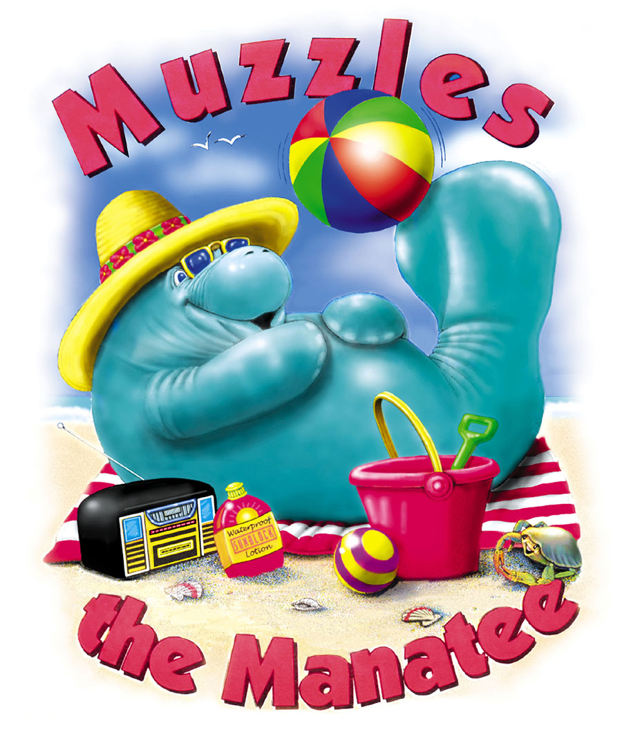 Muzzles on beach Muzzles on beach